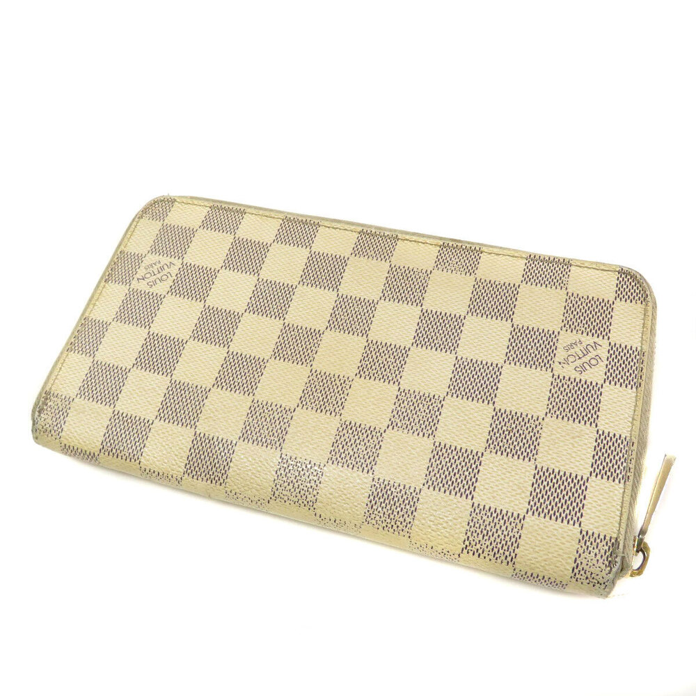 Louis Vuitton Long Damier Organizer Zippy Canvas Wallet Brown